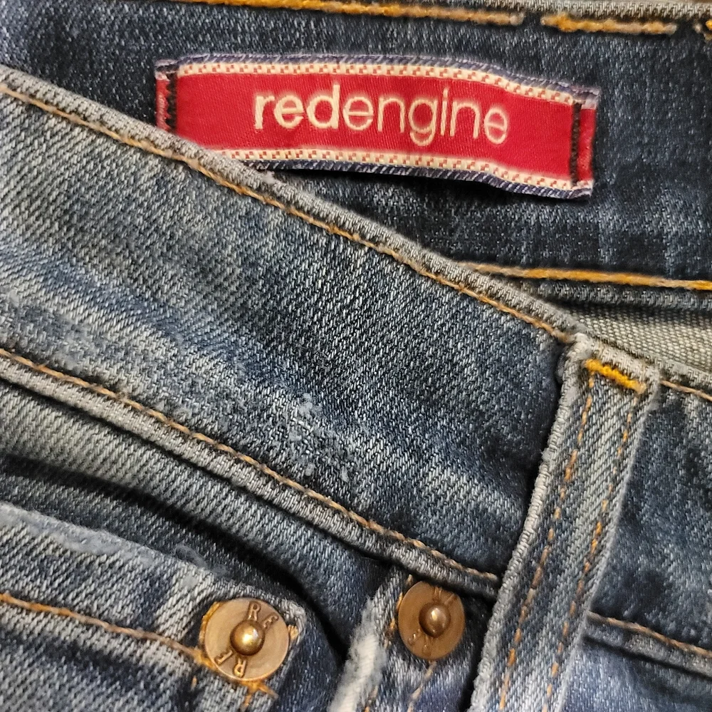 RED ENGINE Firefly Mid Rise Straight Leg Jean Made in America Size 30 - Picture 8 of 16